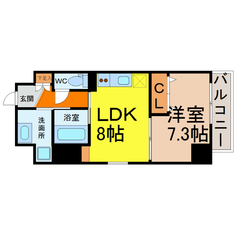 ディアコート白川 間取り