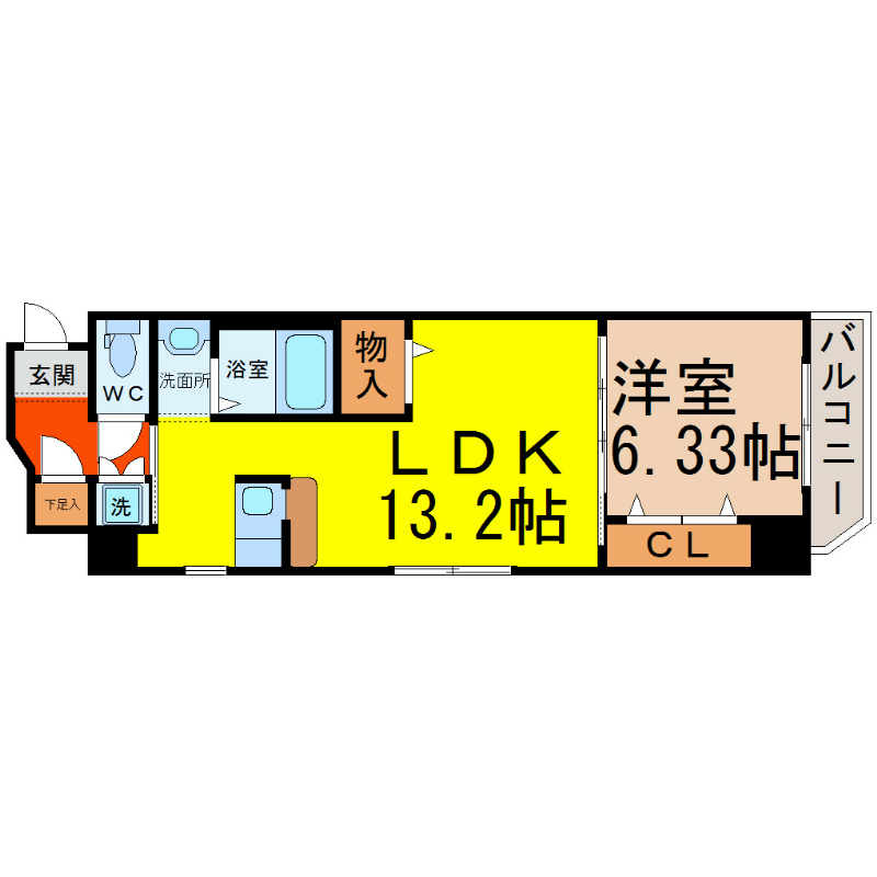 グランデージ則武 間取り