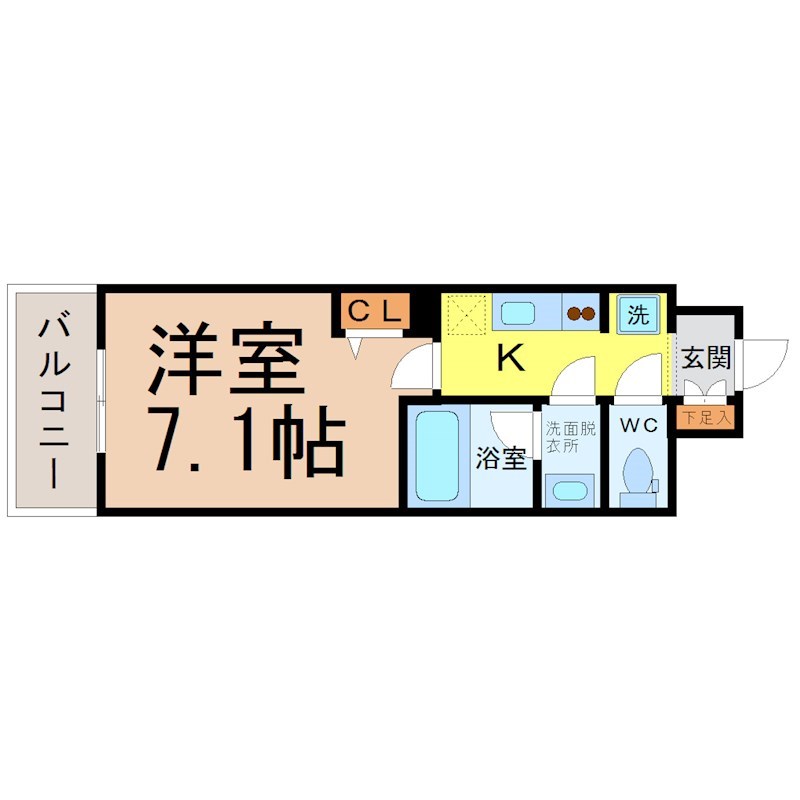 Ｌａ　Ｄｏｕｃｅｕｒ山王 間取り