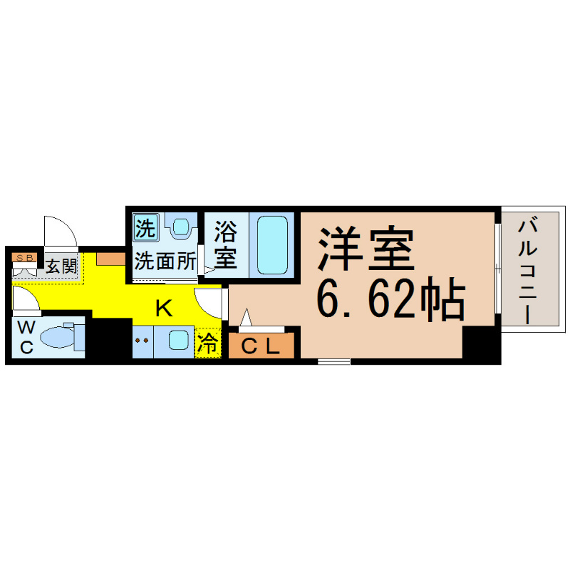 Ｚ・Ｒ名駅 間取り