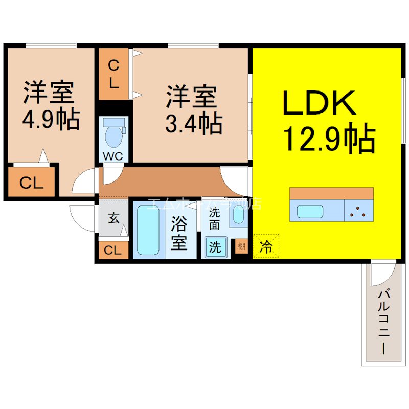 RUSCELLO守山 間取り