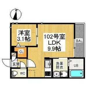 ＧＲＡＮＤＴＩＣ黒川 間取り