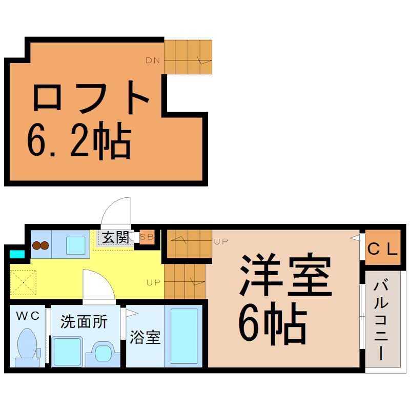 ＲｅｓｉｄｅｎｃｅＩｍａｉｋｅ（レジデンス今池） 間取り