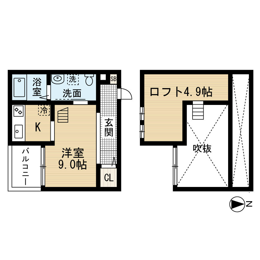 ベーセーベージェー 間取り