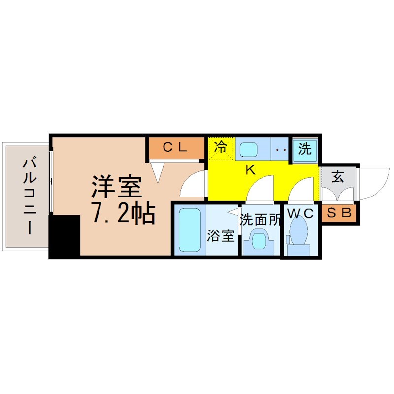 プレサンス久屋大通公園セラフィ 間取り