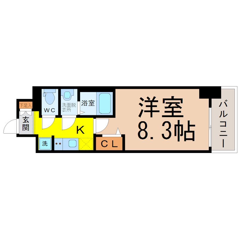 プレサンス大須観音ディオ 間取り
