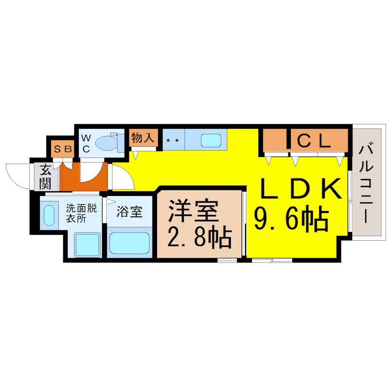 ラクラーレＶＩＮＴＩＡ 間取り