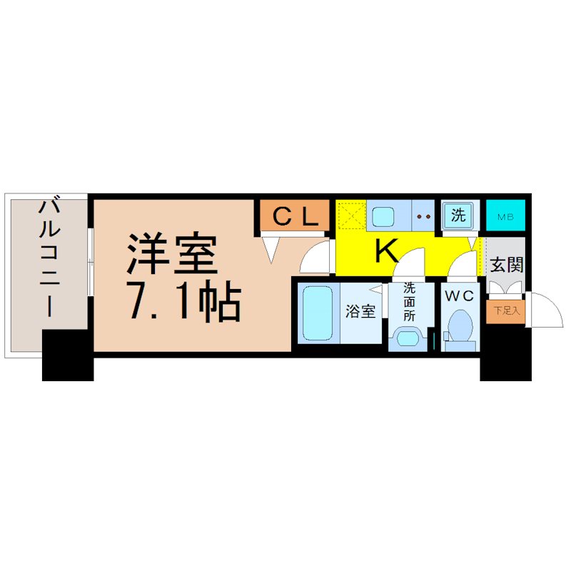 プレサンス大須観音 間取り