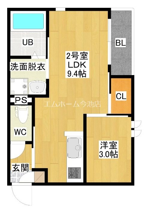 GRANDTIC西野並 間取り