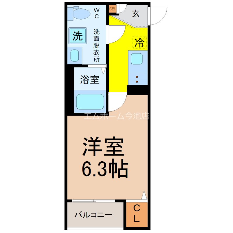 メイクスR矢田Ⅰ 間取り