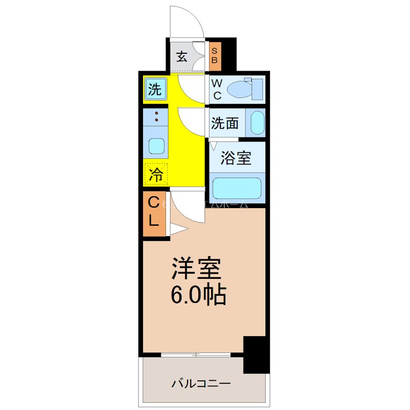 メイクス今池02（イマイケツー） 間取り
