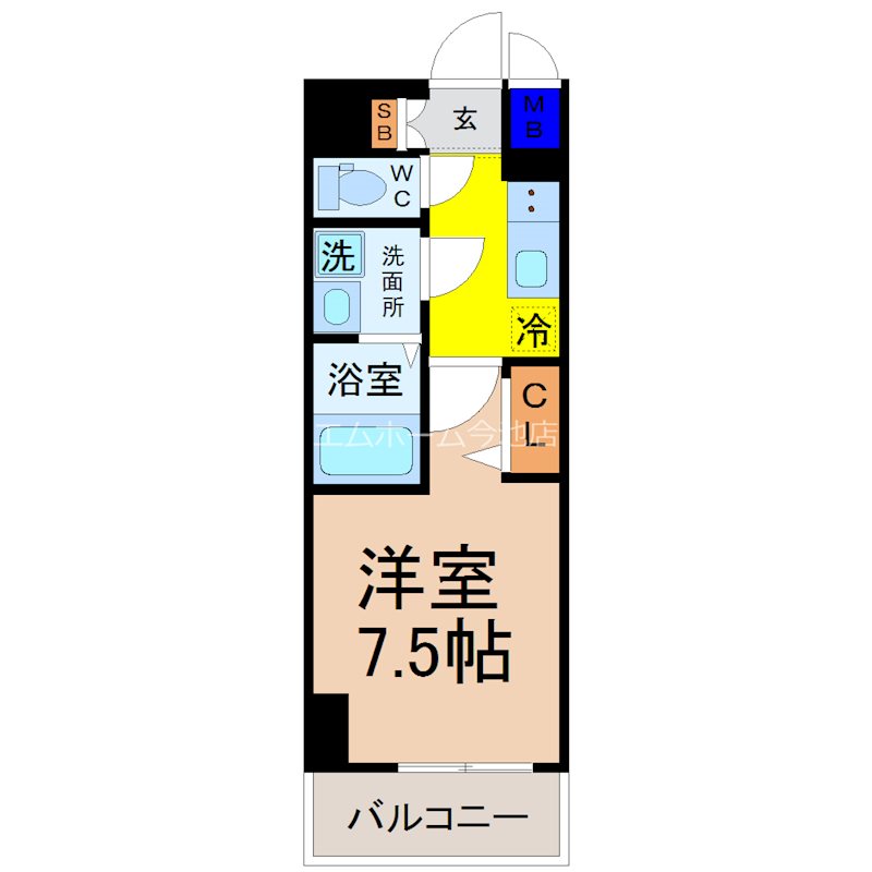 エスリード栄ル・クール（サカエルクール） 間取り
