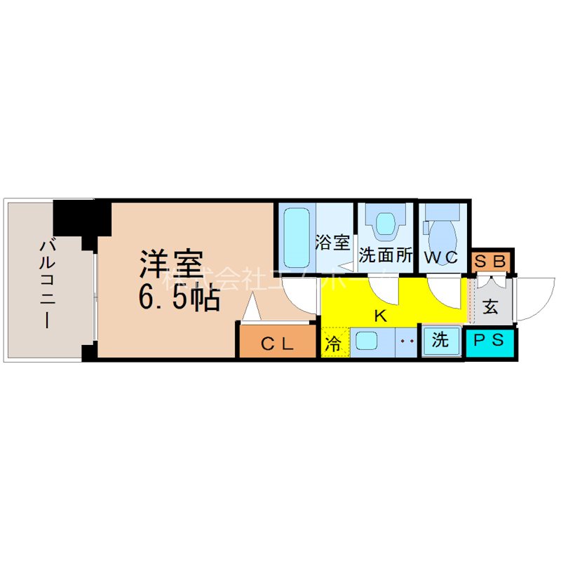 プレサンスＮＡＧＯＹＡ本陣 間取り