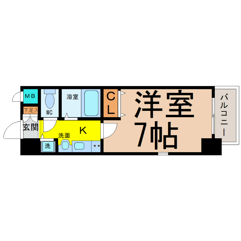 プレサンス新栄デコール 間取り