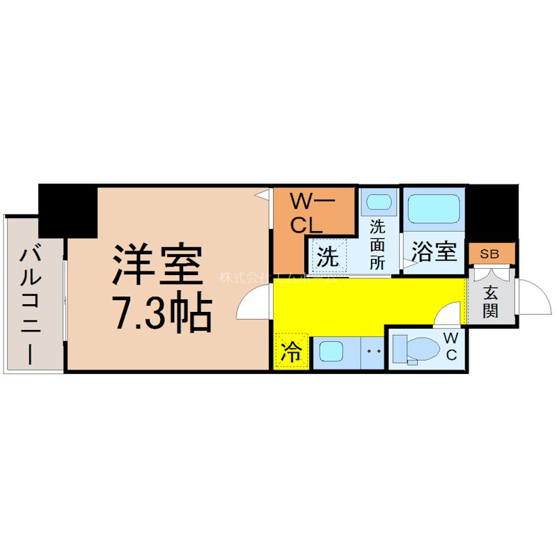 S-RESIDENCE今池駅前 間取り