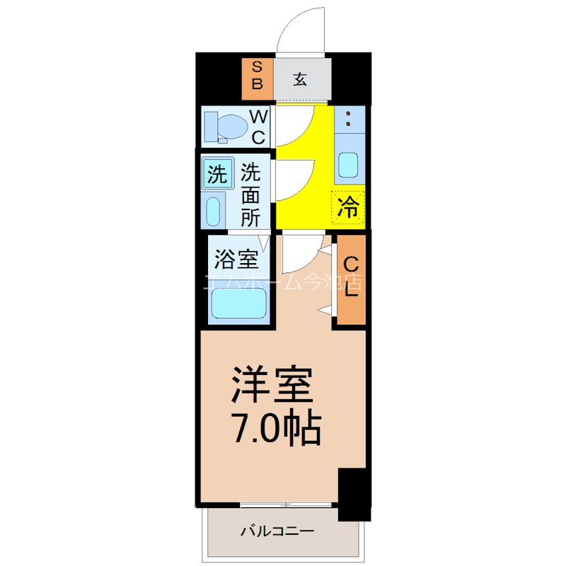 S-RESIDENCE堀田North（ノース） 間取り
