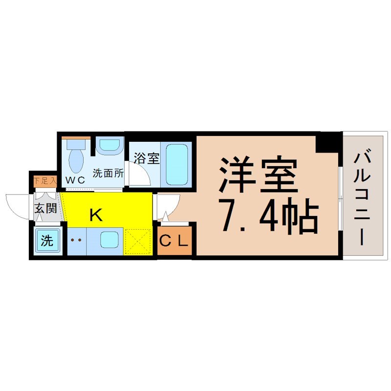 カーサビアンカ黒川 間取り
