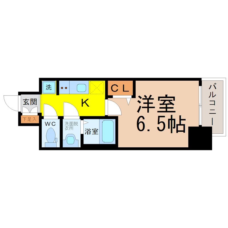 ディアレイシャス矢場町 間取り