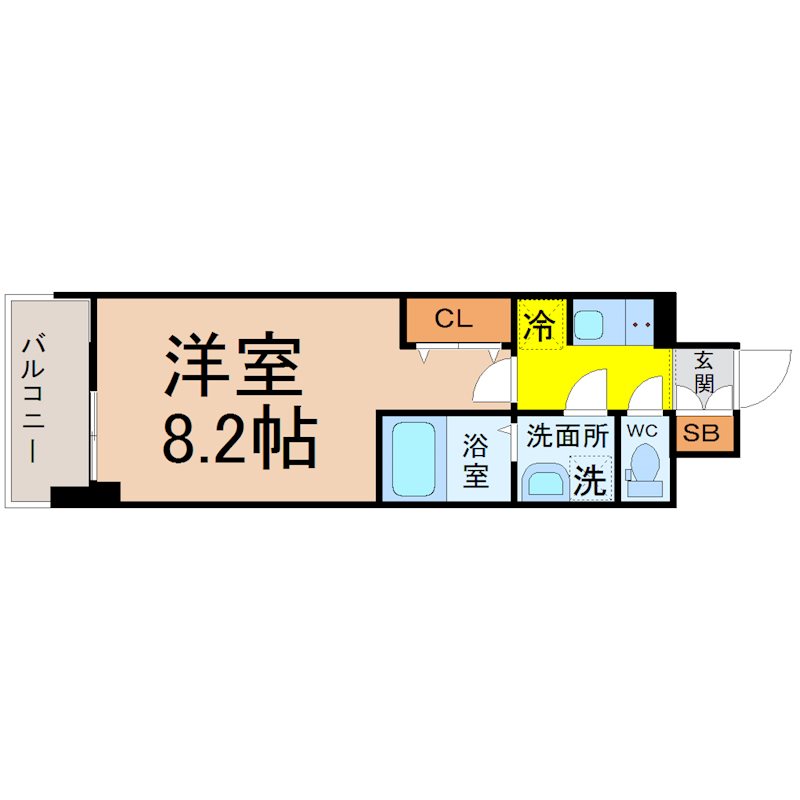 S-RESIDENCE池下西 間取り