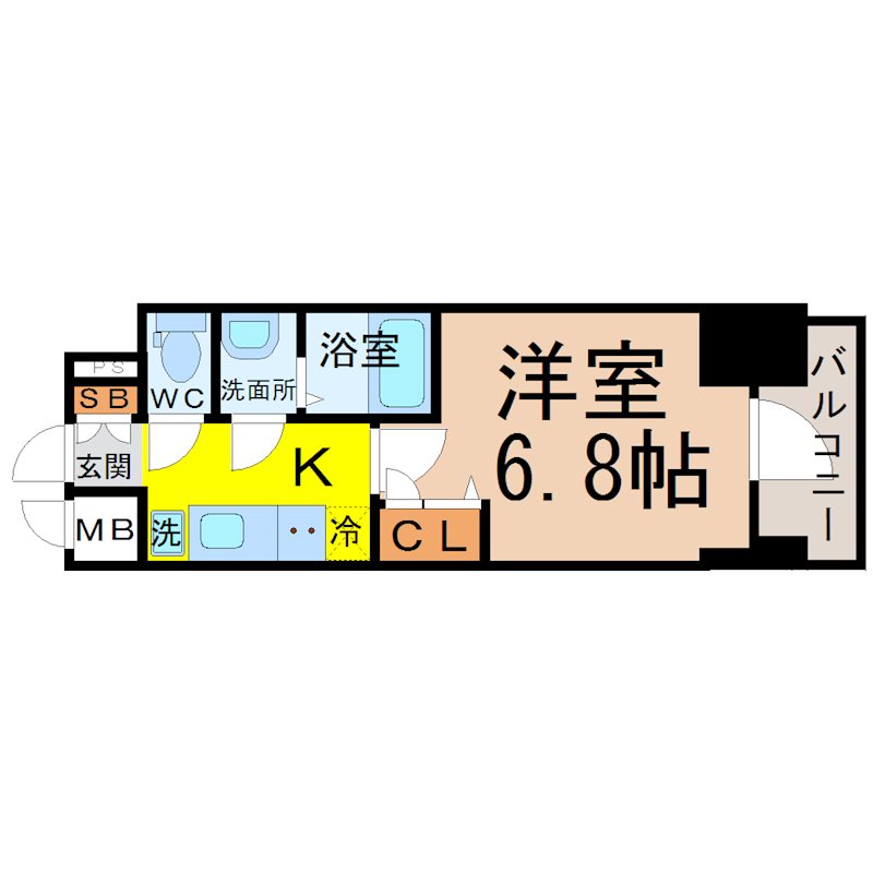 プレサンス名古屋幅下ファビュラス 間取り