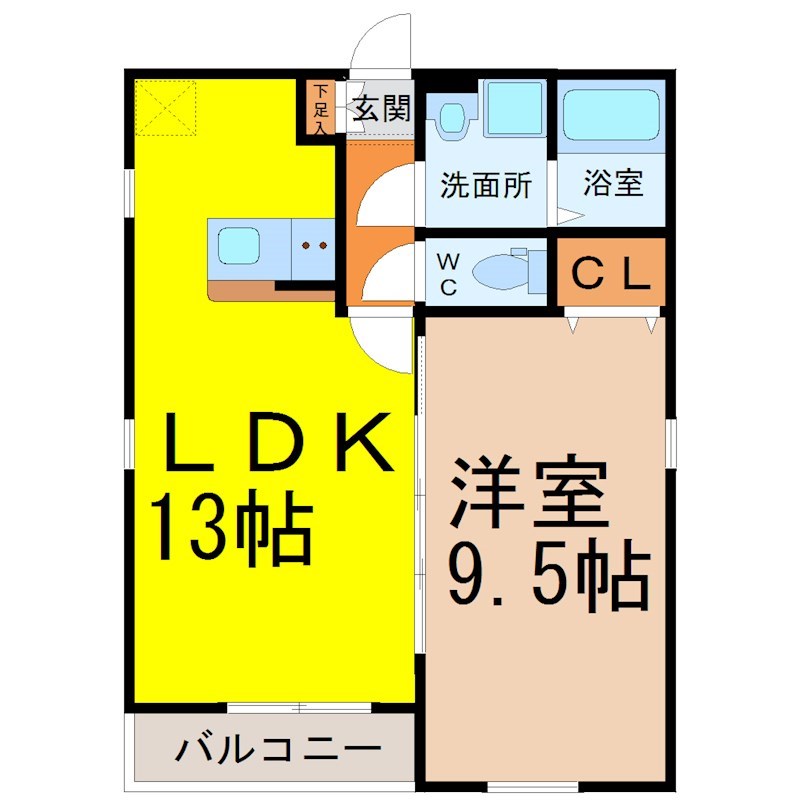 グランレーヴ大曽根II 間取り
