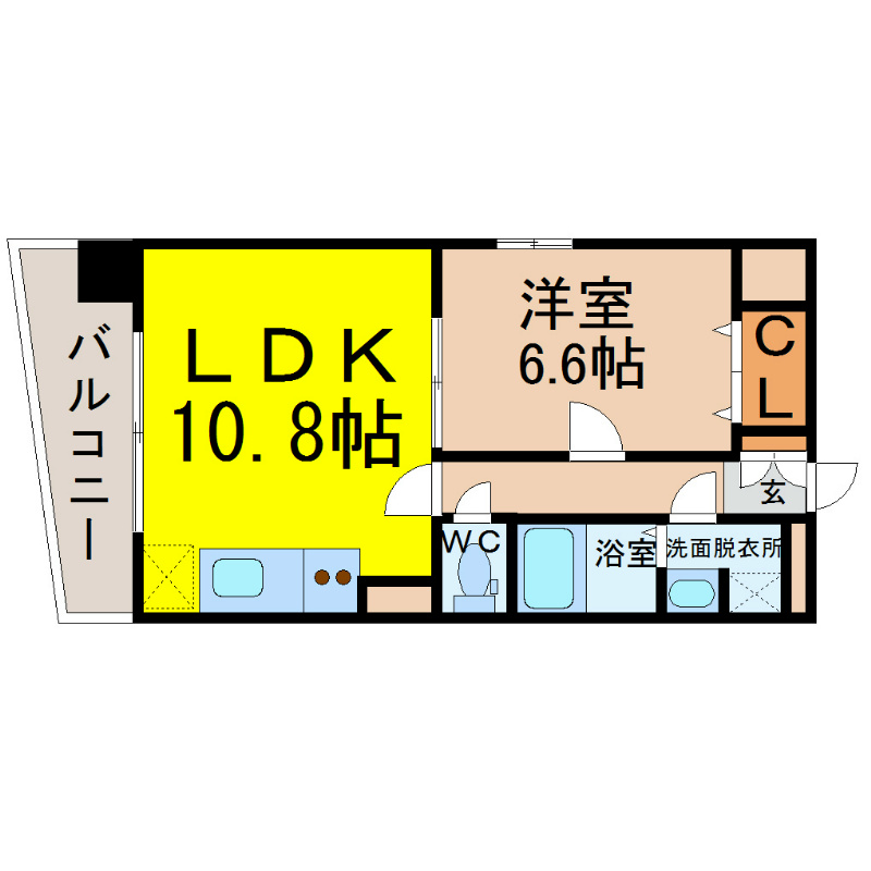 ＬａＦａｃａｄｅ（ラファサード） 間取り