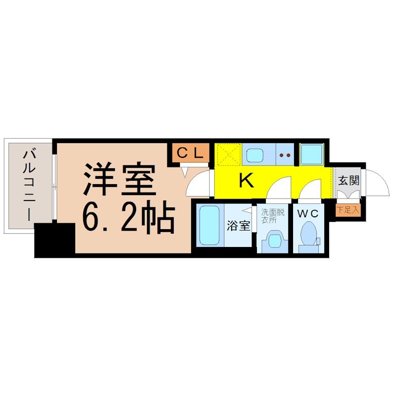 プレサンスＴＨＥ大須観音 間取り