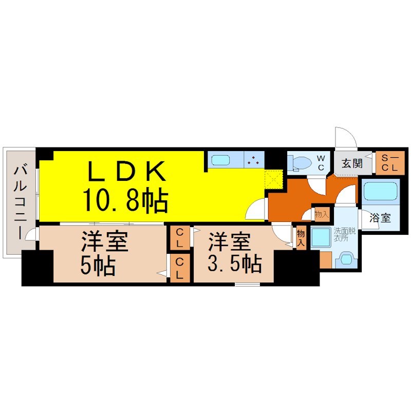 プレサンスＴＨＥ久屋大通レジェンド 間取り