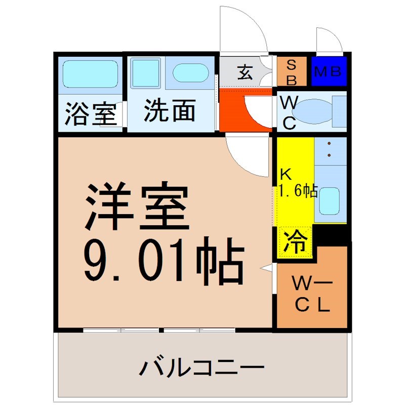 ルーエ金山 間取り