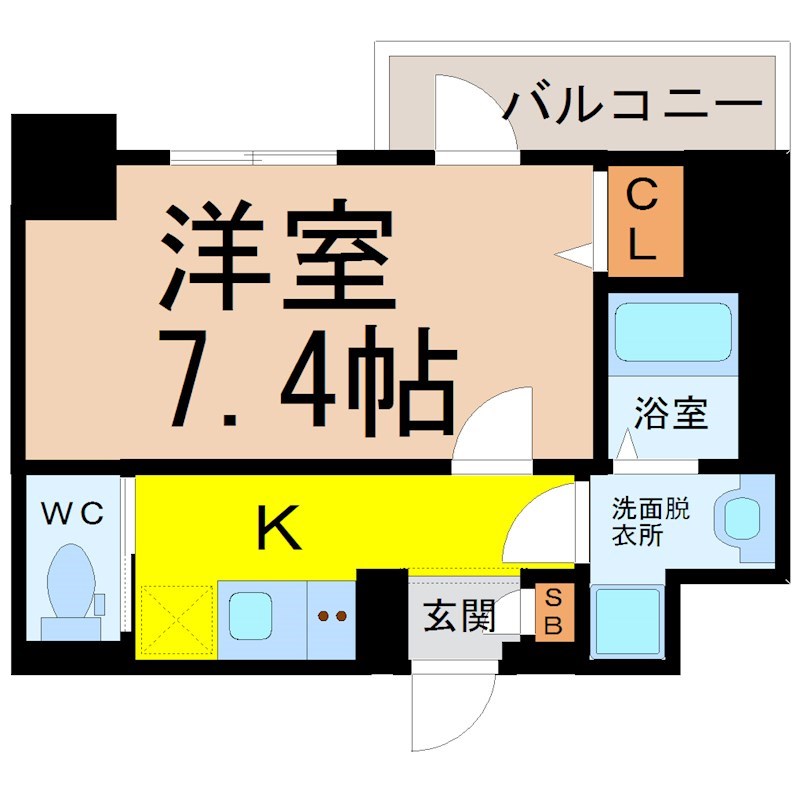 エスリード新栄デュオ 間取り