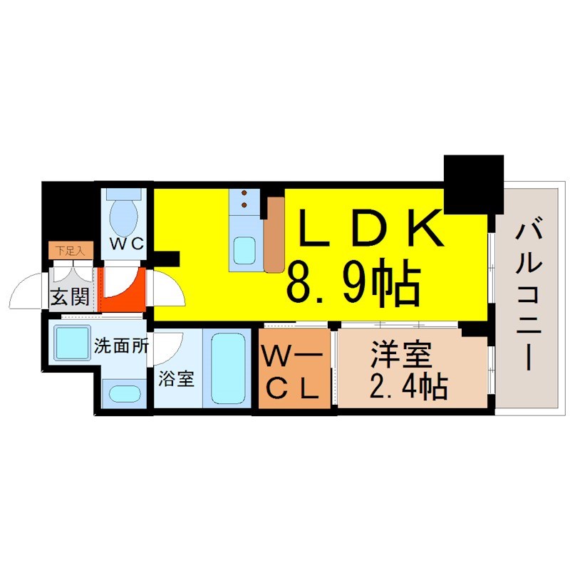 ハーモニーレジデンス名古屋ＥＡＳＴ 間取り