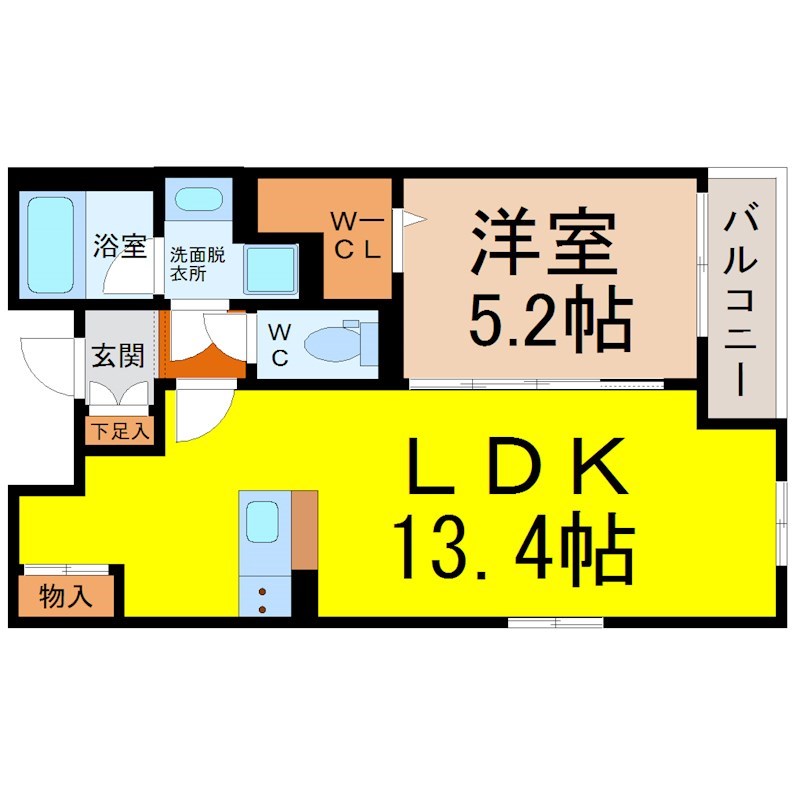 カロス新栄 間取り