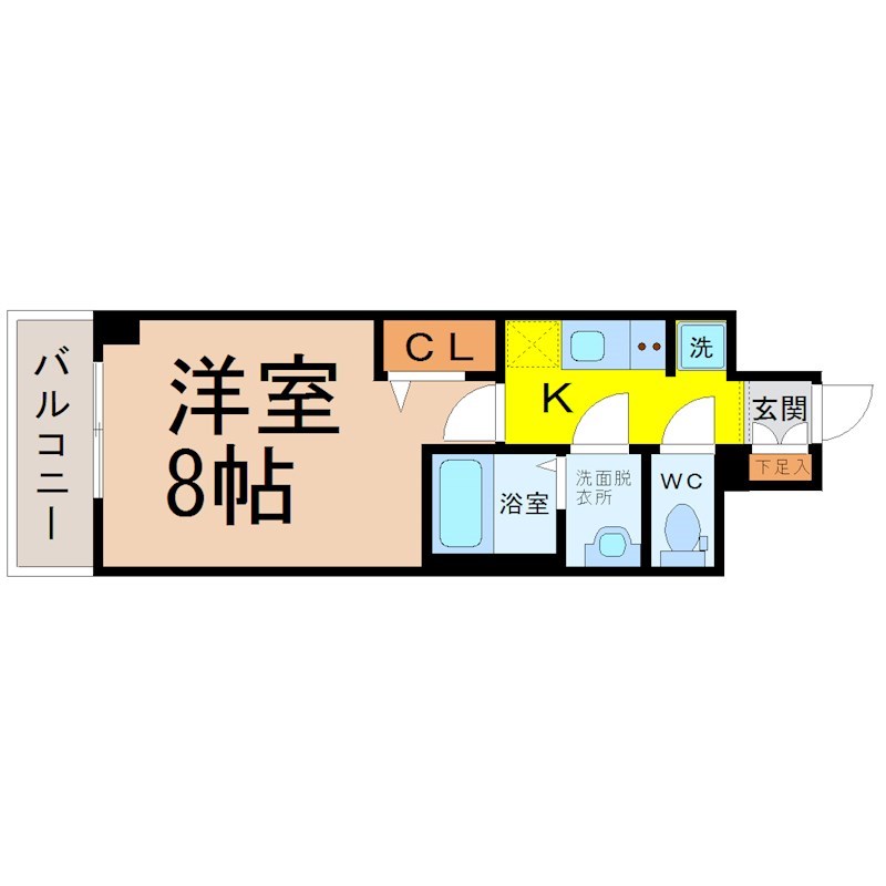 プレサンス広小路通パルス 間取り