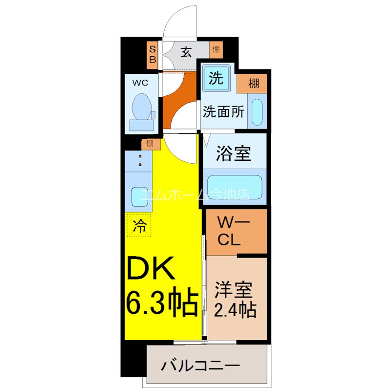 パートナーズ今池 間取り