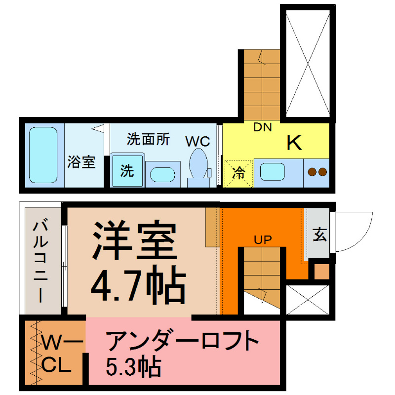 フレシールＡ（フレシールエー） 間取り