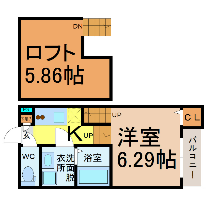 メゾンラフィネ 間取り