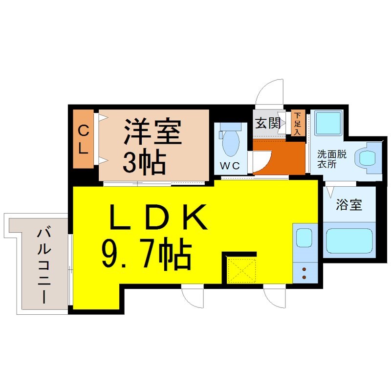 プレサンスＴＨＥ大須観音 間取り