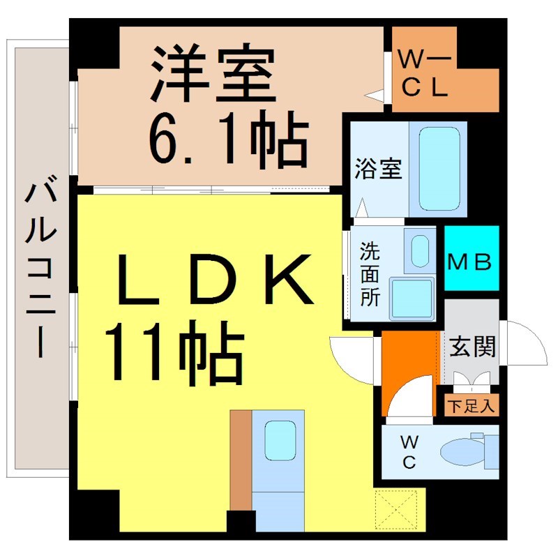アースヒル東白壁 間取り