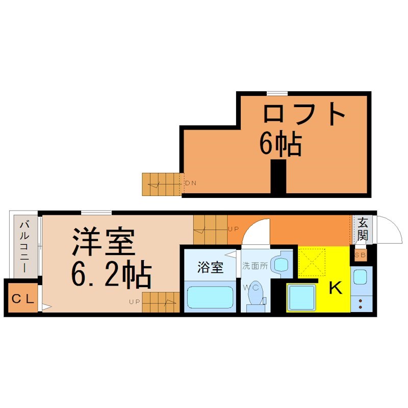 ＣｉｅｌｏＡｚｕｌＹＡＤＡ（シエロアスール矢田） 間取り