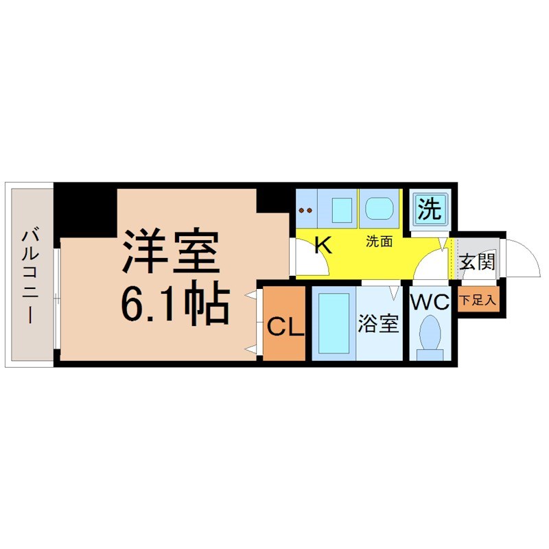 プレミアムコート名古屋金山インテルノ 間取り