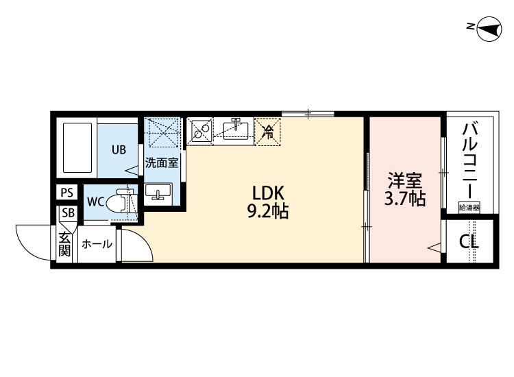 CRASTINE弥次ヱ町4丁目A棟 間取り