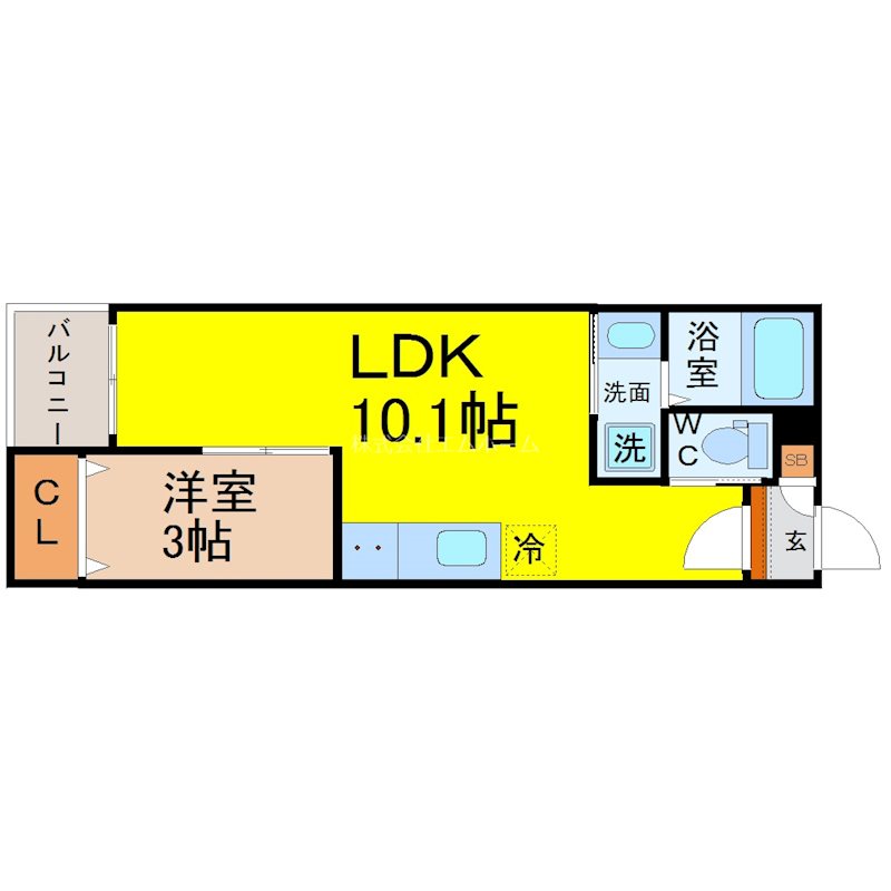 Warren nakashiotaⅠ 間取り