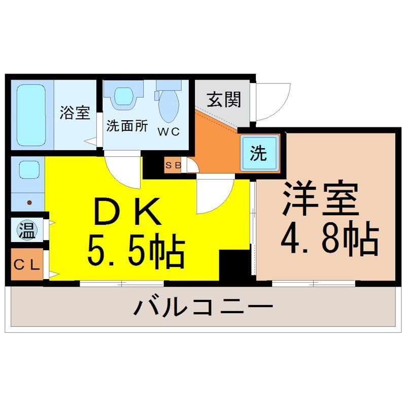 アーバンフラッツ新栄 間取り