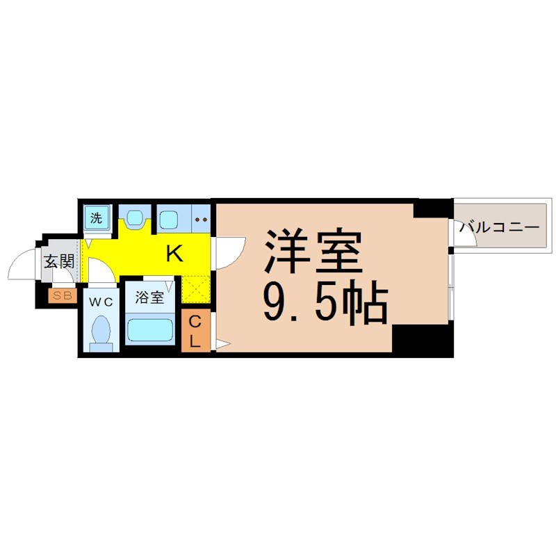 プレサンス東別院駅前コネクション 間取り