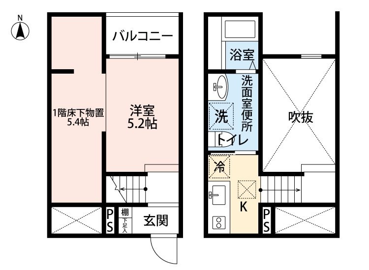 Ｌａ ｃａｓａ ｆｅｌｉｃｅ（ラカーザフェリーチェ） 間取り