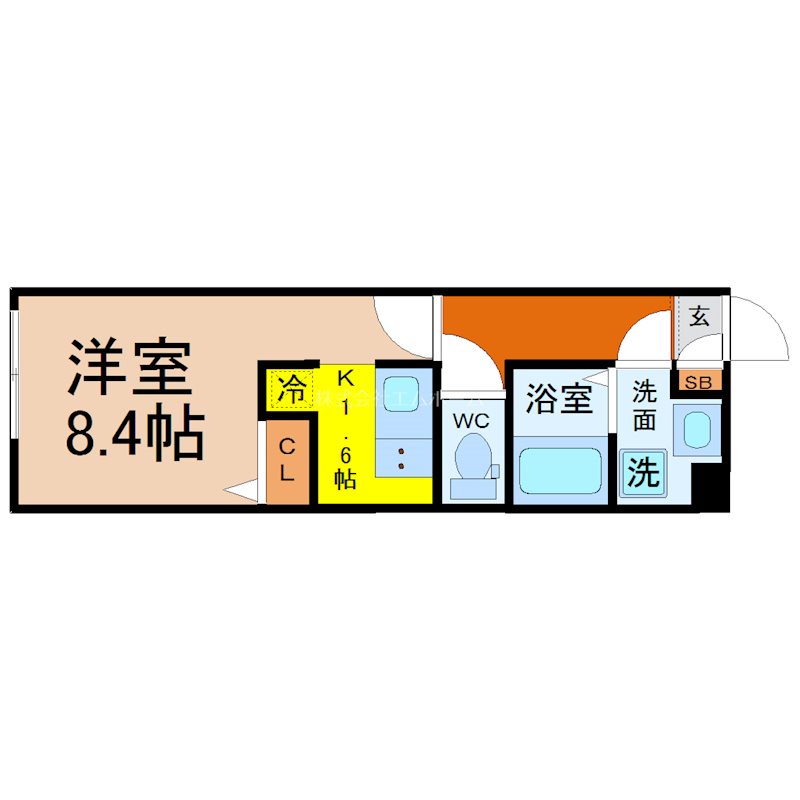 quador今池EAST 間取り