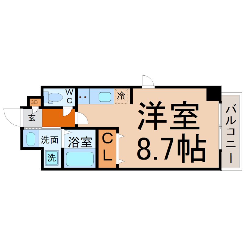 プログレッソ八田 間取り