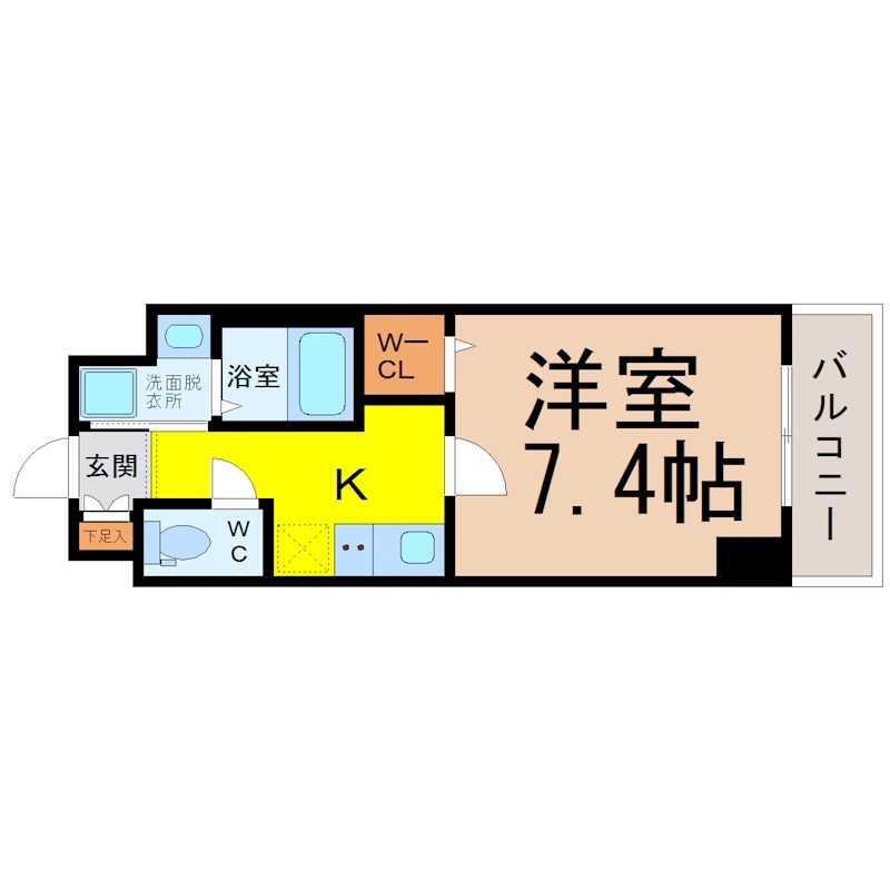 プレイズシード名古屋亀島 間取り