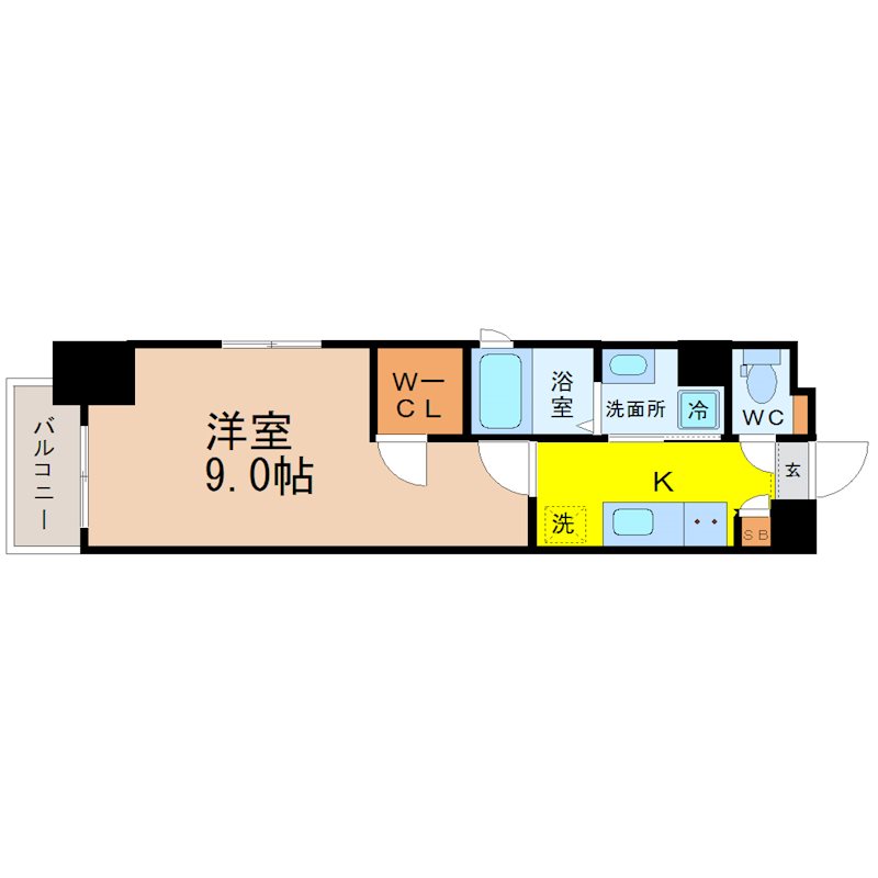 Casa Avenue Ikeshita 間取り
