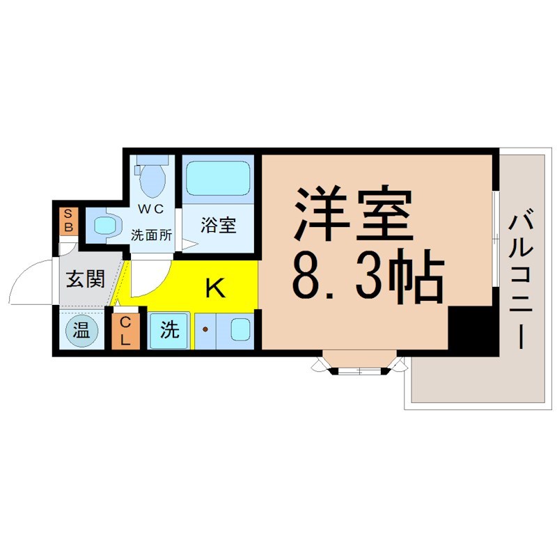アーバンフラッツ新栄 間取り
